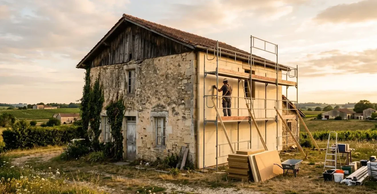 Transformation d'une maison passoire thermique en logement performant