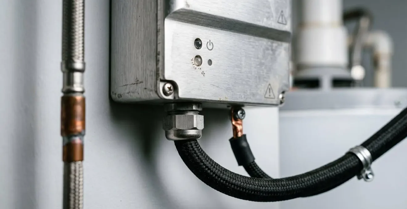 Installation d'un routeur solaire connecté à un chauffe-eau dans un local technique